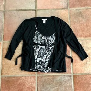 WHBM Cami/Cardi combo